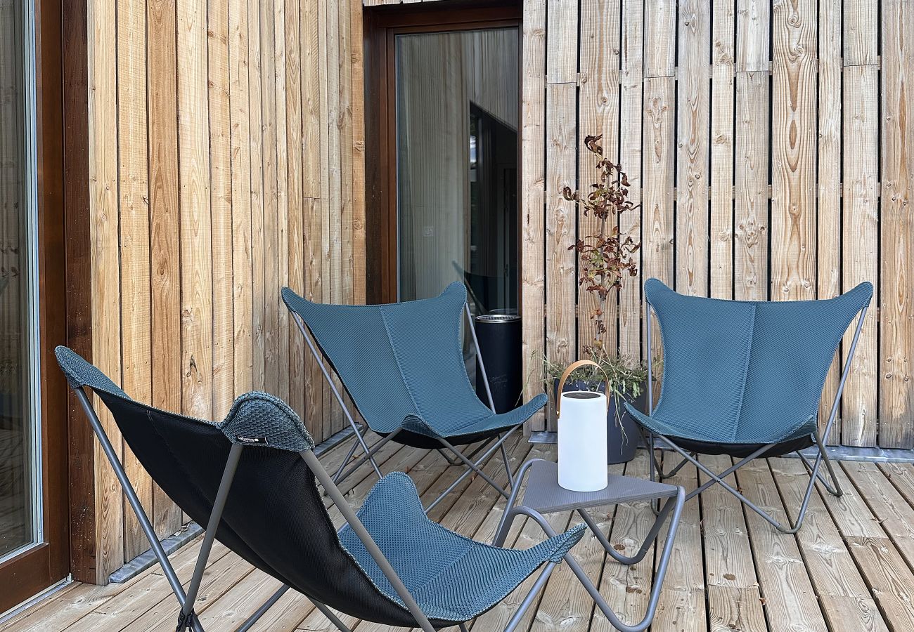 Maison à Lamorlaye - Forest House, ecolodge design 10 pers piscine chauffée